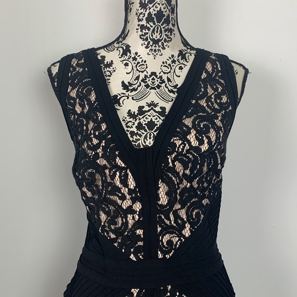 Tadashi Shoji Floral Lace Cocktail Dress - Picture 4 of 9